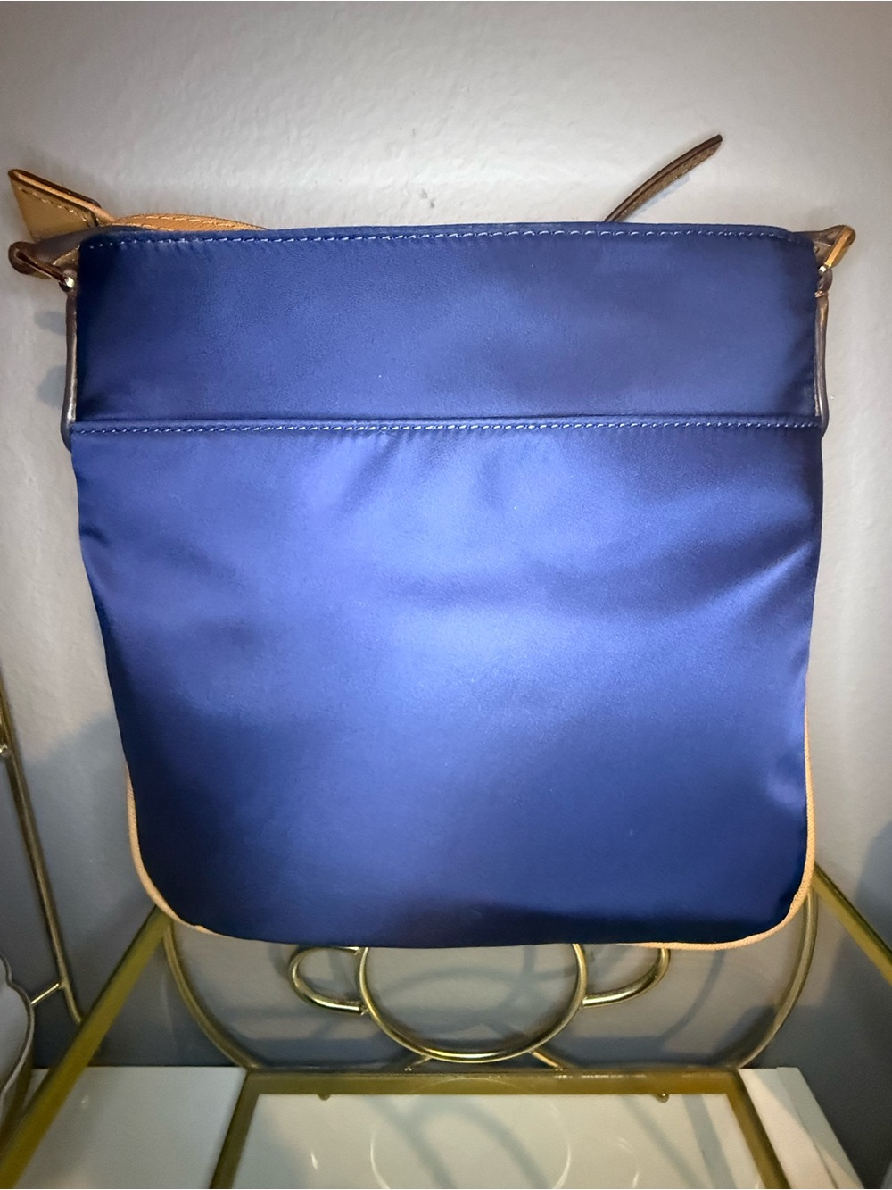 Michael Kors Navy/Tan Crossbody - Picture 2 of 9